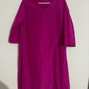 Hovman Pink V-Neck Dress